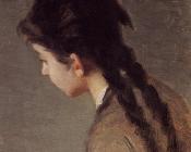 伊娃 冈萨雷斯 : Portrait of Jeanne Gonzales in Profile